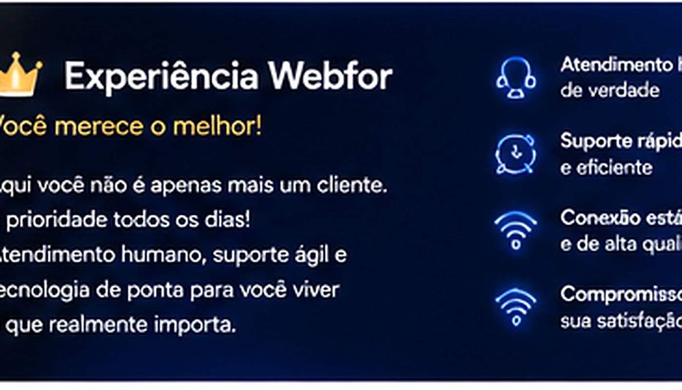 Empresa conectada pela Webfor