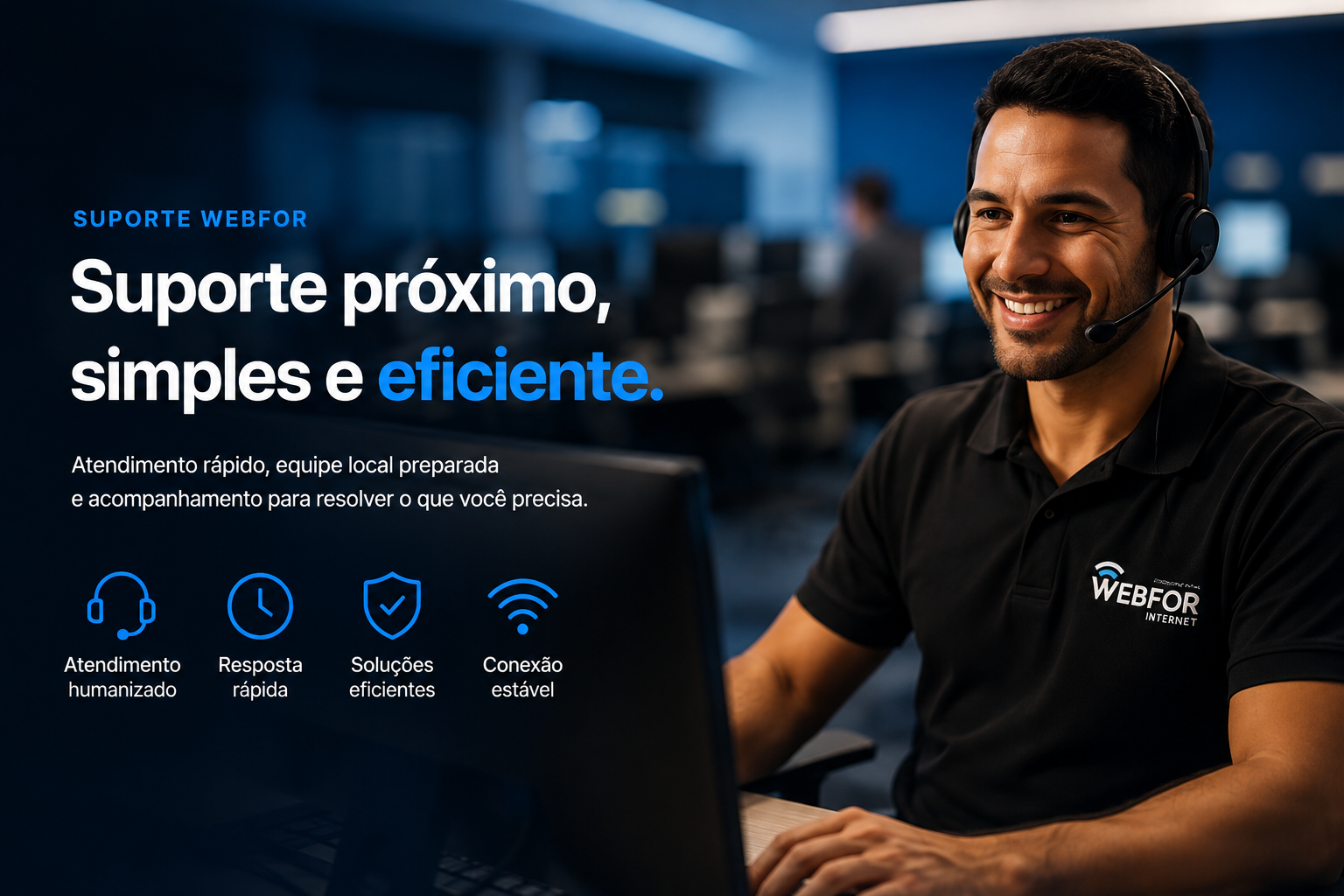 Equipe de suporte Webfor